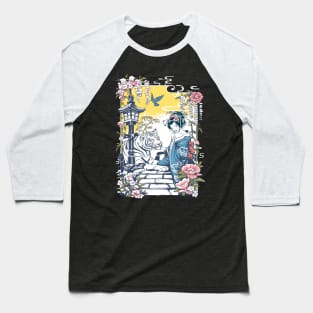 Geisha tiger shogun’s Geisha 87007 Baseball T-Shirt